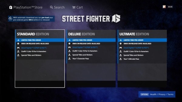 
                Sony  случайно слила дату выхода файтинга Street Fighter 6
            