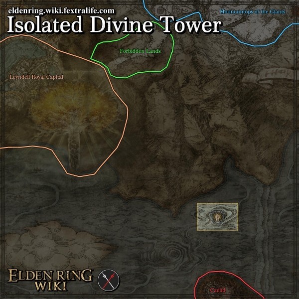 
                    Где находится Изолированная священная башня и как в нее попасть в Elden Ring
                
